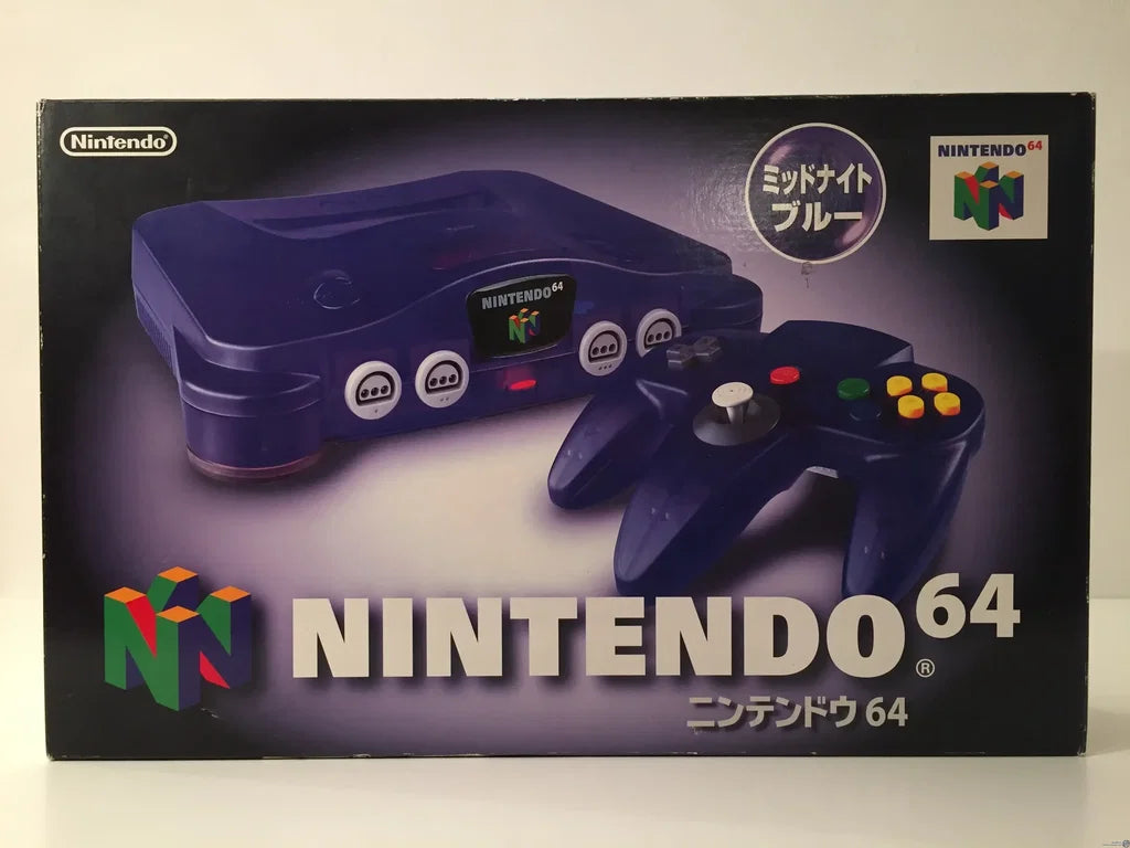 Nintendo 64 Hardware Console (Midnight Blue) - (N64) Nintendo 64 [Pre-Owned] (Japanese Import) Consoles Nintendo