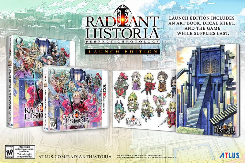 Radiant Historia: Perfect Chronology (Launch Edition) - Nintendo 3DS