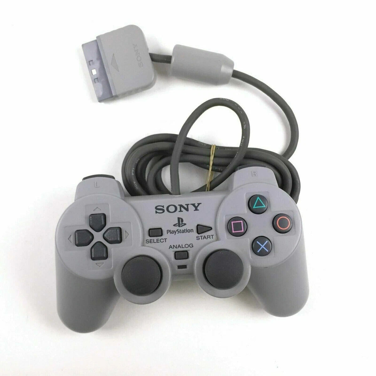 Sony Playstation Dual Analog Controller (Gray) - (PS1) PlayStation 1 [Pre-Owned] Accessories Sony