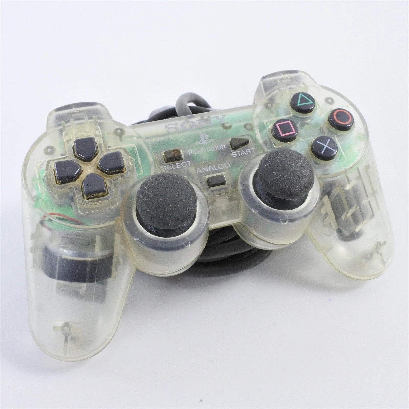 Sony Playstation Dual Analog Controller (Clear) - (PS1) PlayStation 1 [Pre-Owned] Accessories Sony