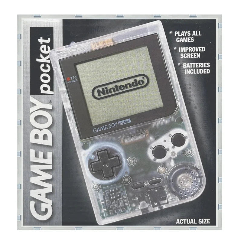 Nintendo Game Boy Pocket (Clear with Backlight) - (GBP) Game Boy Pocket [Pre-Owned] Consoles Nintendo