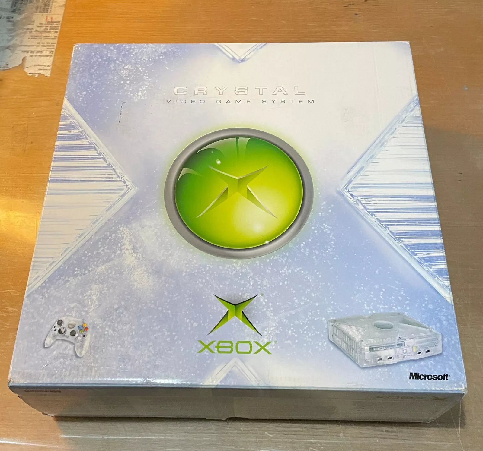 Microsoft Xbox Console (Crystal) - (XB) Xbox [Pre-Owned] Consoles Microsoft   