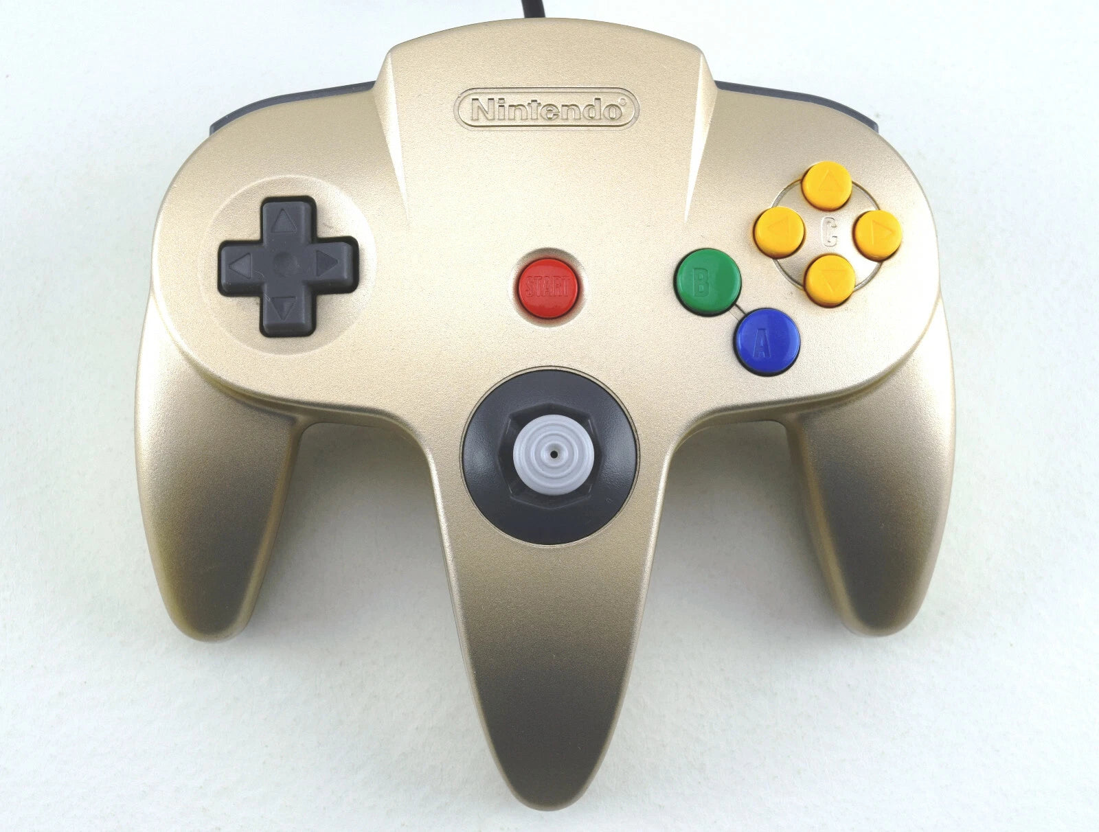 Nintendo 64 Controller (Gold) - (N64) Nintendo 64 [Pre-Owned] Accessories Nintendo