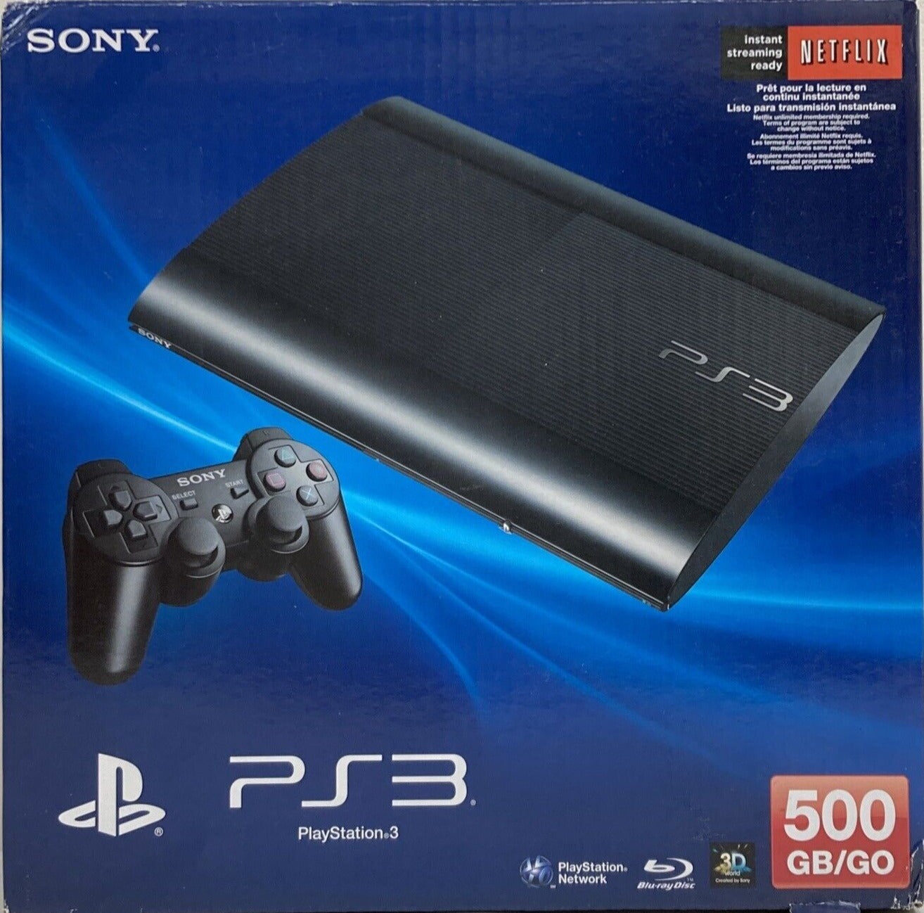 SONY PlayStation 3 Super Slim Console 500 GB - (PS3) PlayStation 3 [Pre-Owned] Consoles Sony