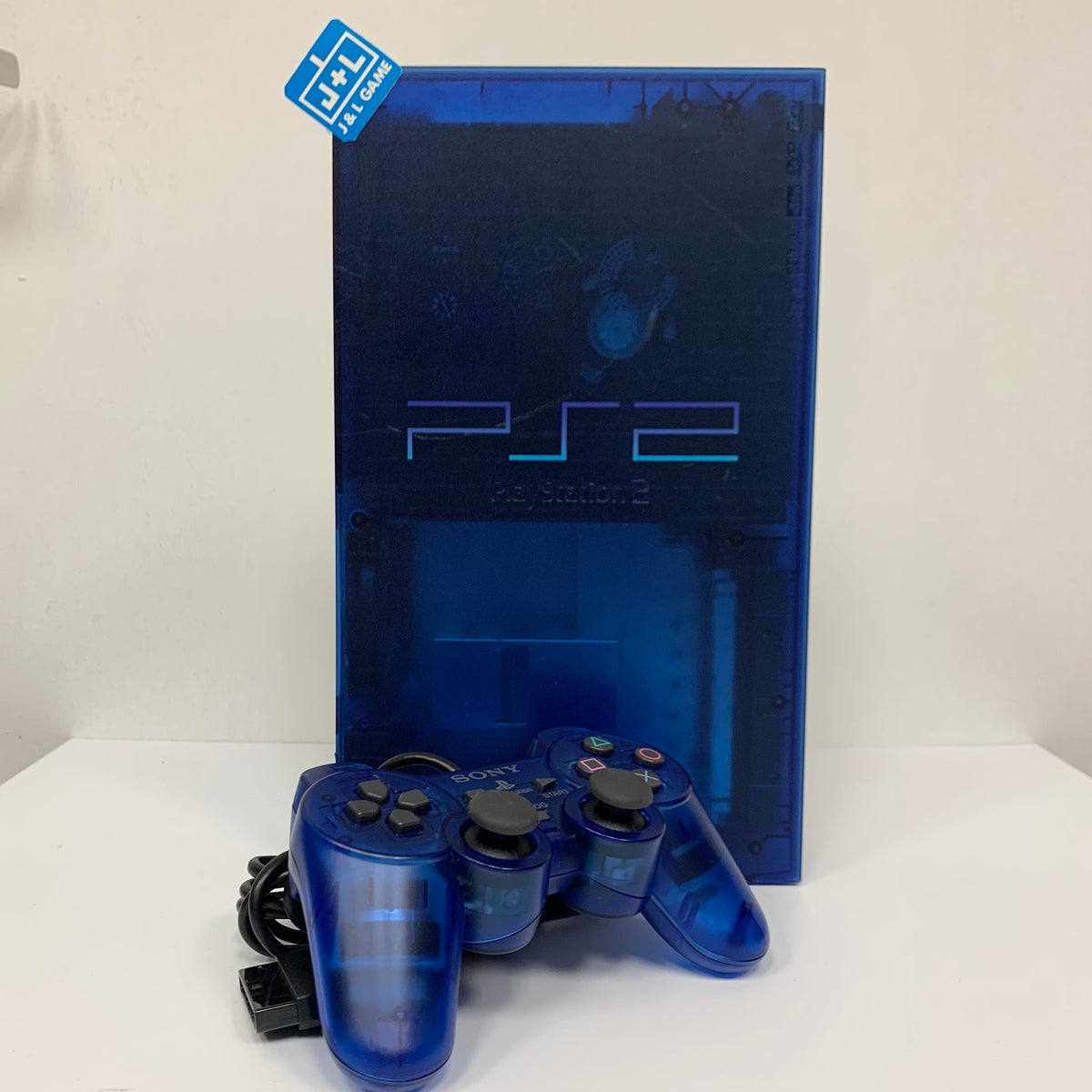 Ps2 Blue Line Sony PlayStation 2 Console (Ocean Blue) - (PS2) Playstation 2 [Pre-Own ...