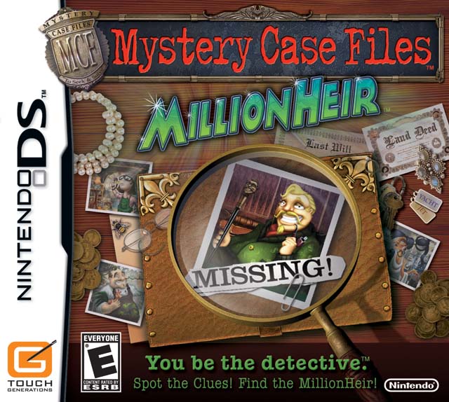 Mystery Case Files: MillionHeir - (NDS) Nintendo DS Video Games Nintendo   