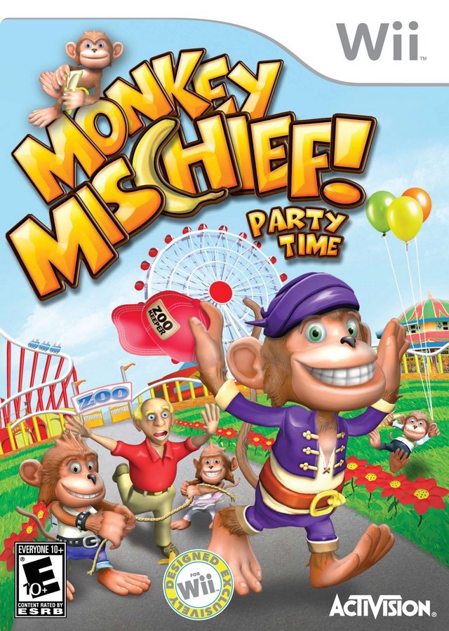 Monkey Mischief: Party Time - Nintendo Wii [Pre-Owned] Video Games Activision   