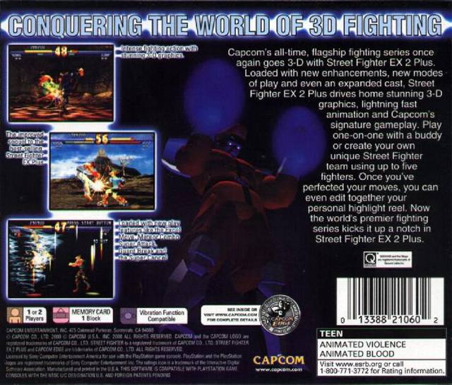 Street Fighter EX2 Plus - (PS1) PlayStation 1 [Pre-Owned] Video Games Capcom   