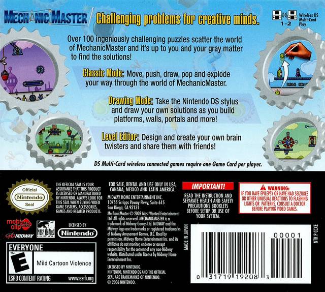 Mechanic Master - (NDS) Nintendo DS [Pre-Owned] Video Games Midway