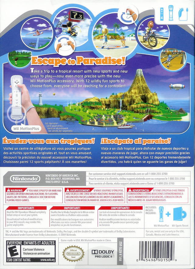Wii Sports Resort - Nintendo Wii | J&L Game