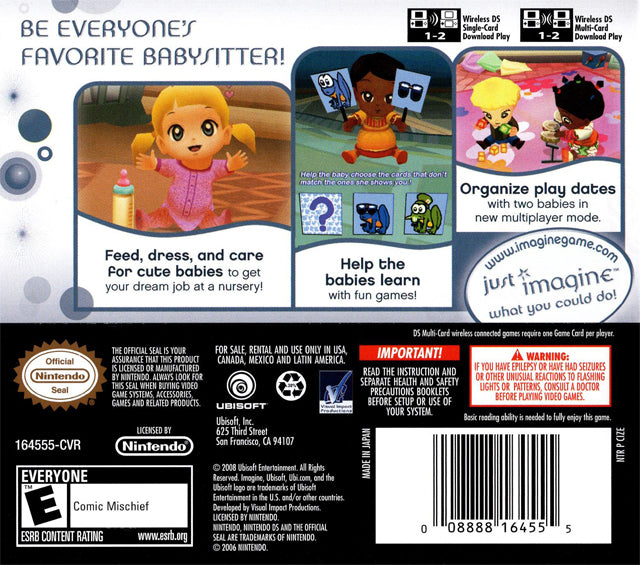 Imagine: Babysitters - (NDS) Nintendo DS [Pre-Owned] Video Games Ubisoft   