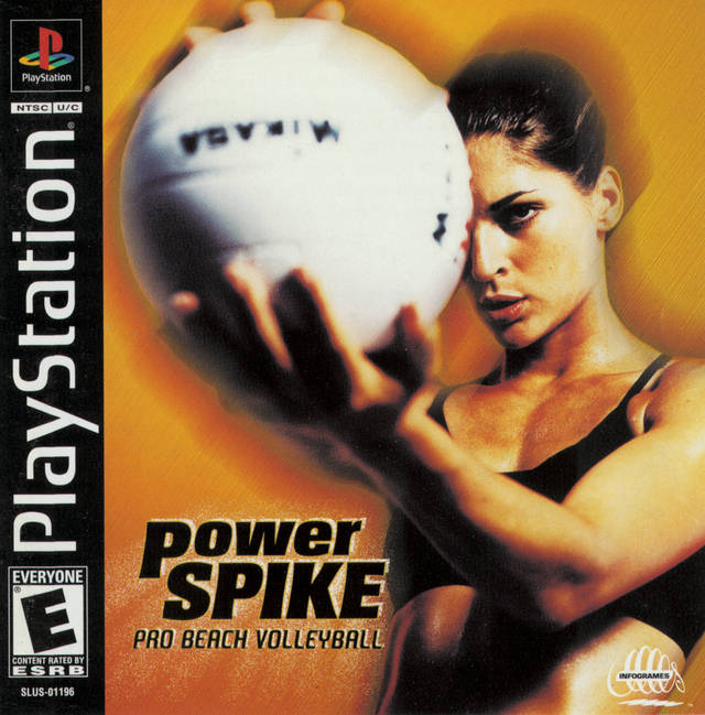 Power Spike Pro Beach Volleyball - (PS1) PlayStation 1 Video Games Infogrames   