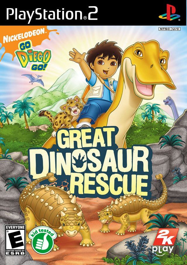 Go, Diego, Go! Great Dinosaur Rescue - (PS2) PlayStation 2 Video Games Take-Two Interactive   
