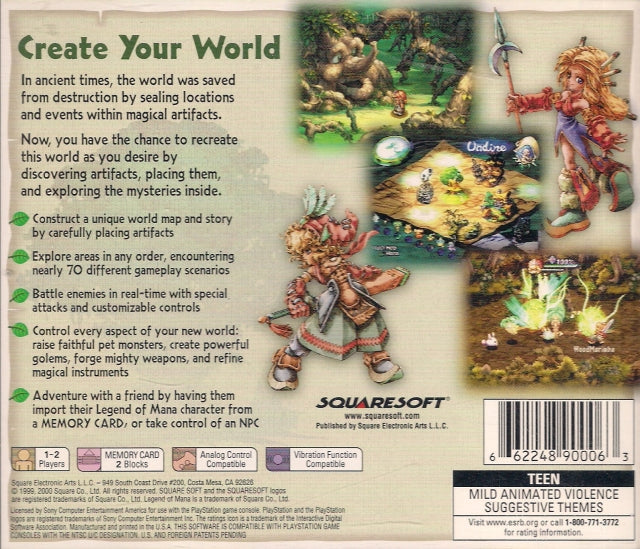 Legend of Mana - PlayStation 1 [Pre-Owned] Video Games Square EA   