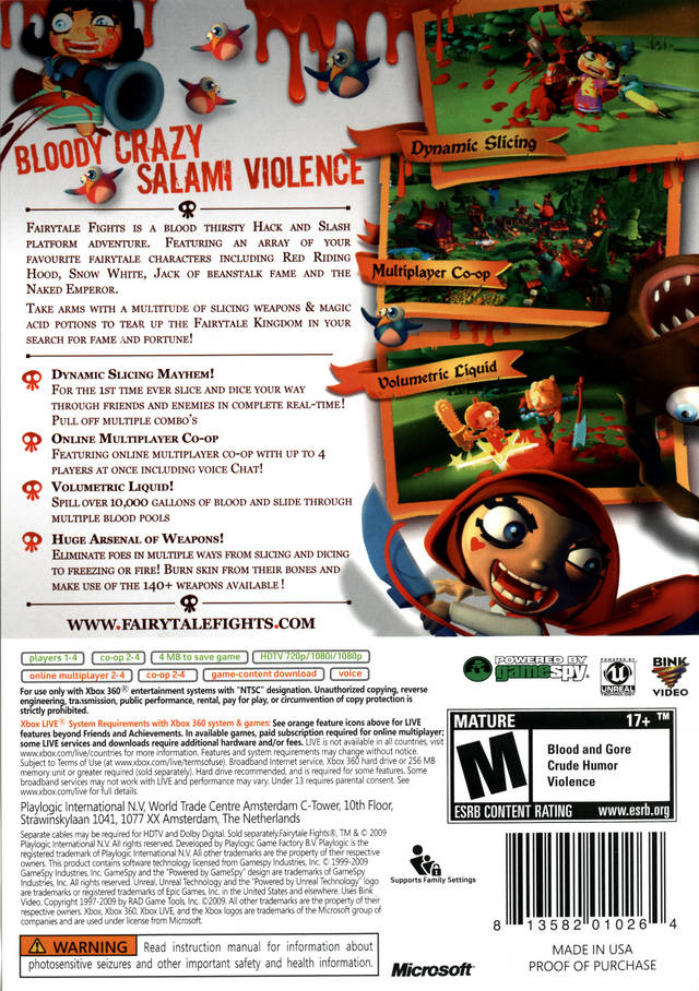 Fairytales Fights - X360 - Jeu Occasion Pas Cher Fairytales Fights - X360 - Jeu Occasion Pas Cher