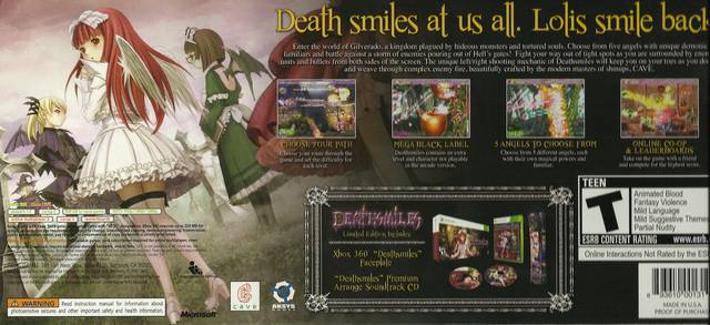 Deathsmiles Deluxe Edition [Jeu vidéo XBOX 360 Deathsmiles Deluxe Edition [Jeu vidéo XBOX 360