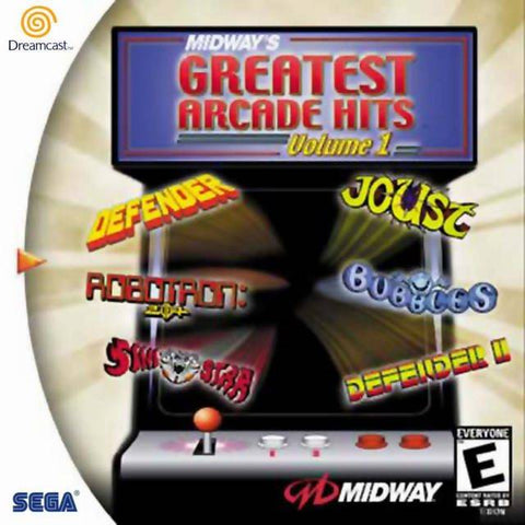 Midway's Greatest Arcade Hits Volume 1 - SEGA Dreamcast [Pre-Owned] Video Games Midway   