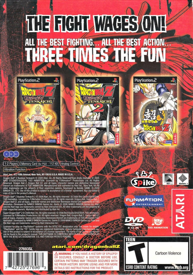 Dragon Ball Z: Trilogy - PlayStation 2 [Pre-Owned] Video Games Atari SA   