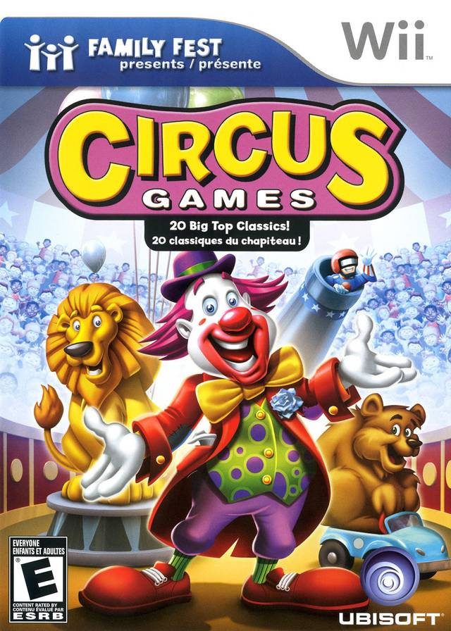 Family Fest Presents Circus Games Nintendo Wii J&L Game
