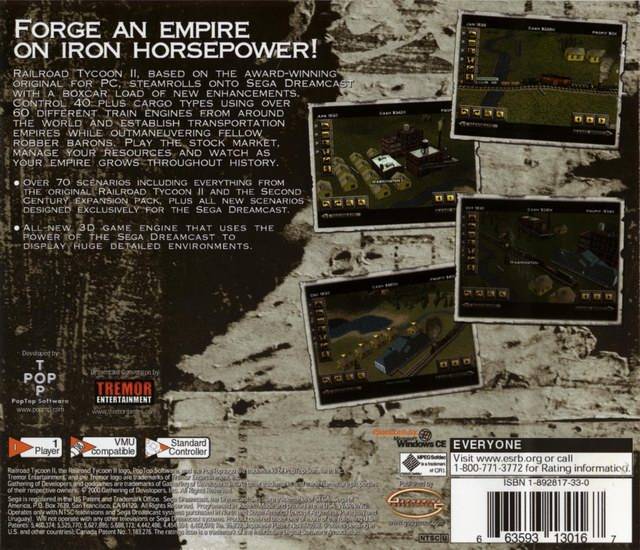 Railroad Tycoon II: Gold Edition - (DC) SEGA Dreamcast Video Games Gathering   