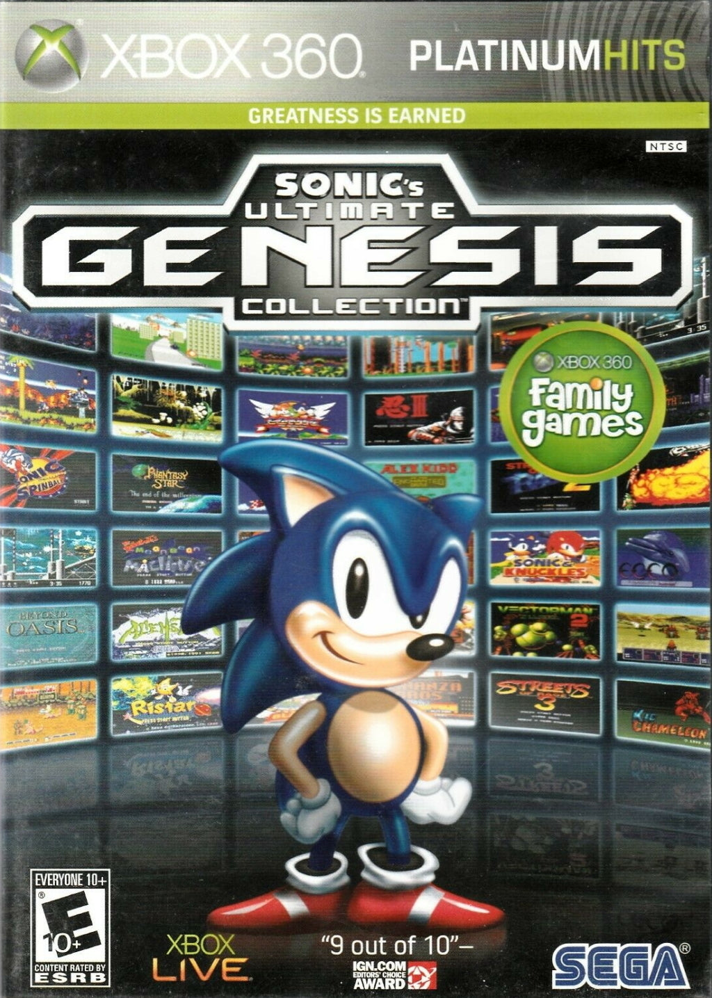 Sonic's Ultimate Genesis Collection (Platinum Hits) - Xbox 360 [Pre-Owned] Video Games Sega   