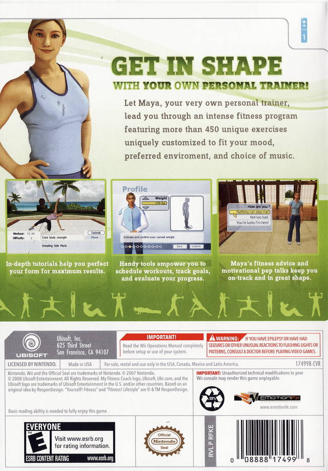 My Fitness Coach - Nintendo Wii [Pre-Owned] Video Games Ubisoft   
