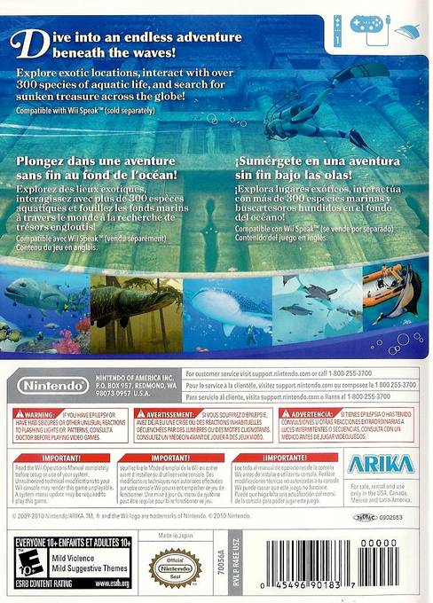 Endless Ocean: Blue World - Nintendo Wii [Pre-Owned] Video Games Nintendo   