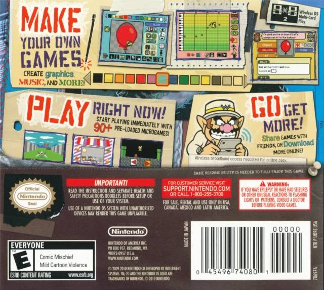 Wario Ware D.I.Y. - (NDS) Nintendo DS Video Games Nintendo   