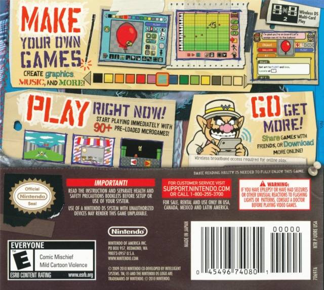 Wario Ware D.I.Y. - (NDS) Nintendo DS [Pre-Owned] Video Games Nintendo   