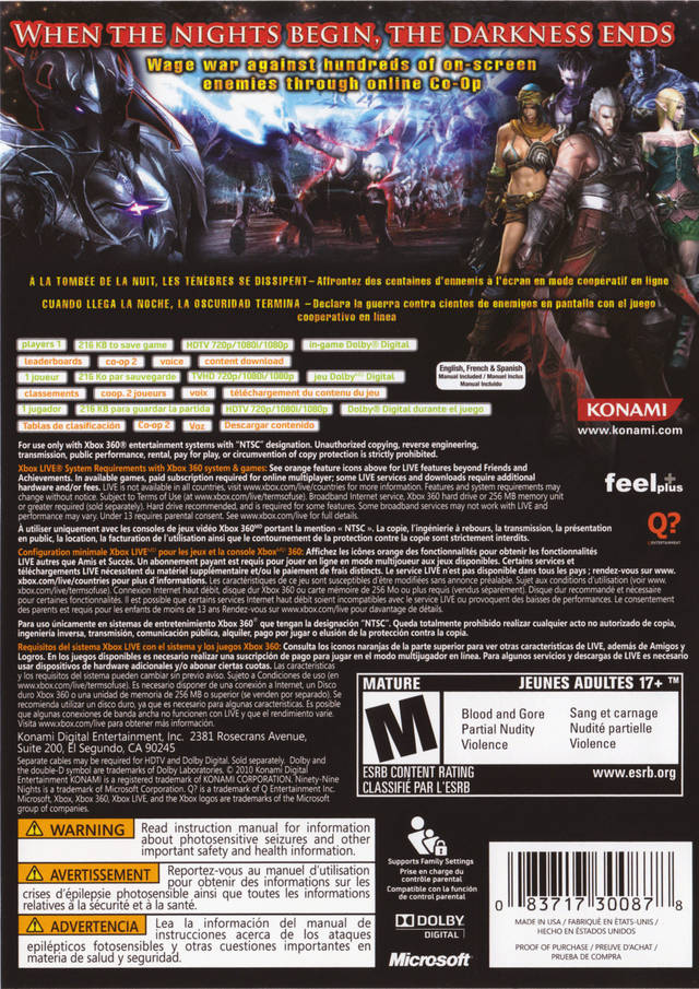 N3II: Ninety-Nine Nights - Xbox 360 [Pre-Owned] Video Games Konami   