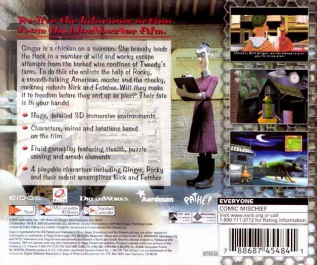 CHICKEN RUN COMPLET BOÎTE (cassée) NOTICE SEGA DREAMCAST PAL FRANÇAIS CHICKEN RUN COMPLET BOÎTE (cassée) NOTICE SEGA DREAMCAST PAL FRANÇAIS