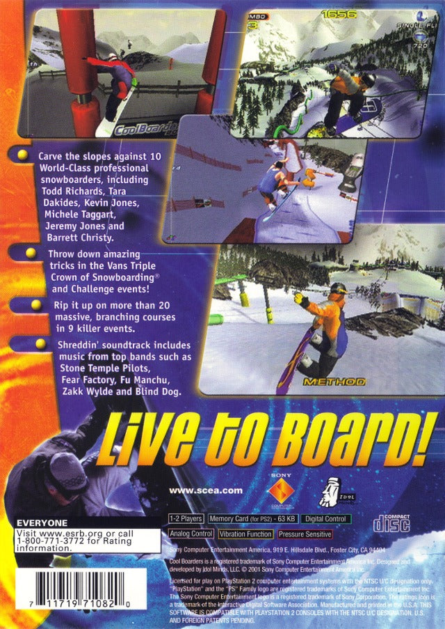 Cool Boarders 2001 - (PS2) PlayStation 2 [Pre-Owned] Video Games SCEA   