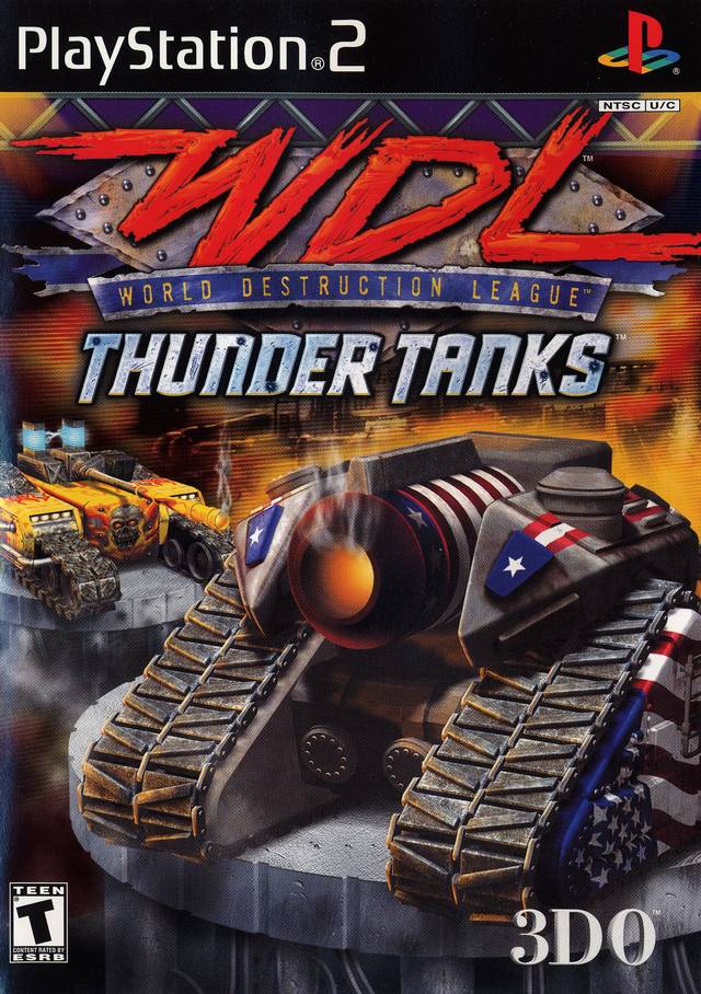 World Destruction League: Thunder Tanks - PlayStation 2 Video Games 3DO   