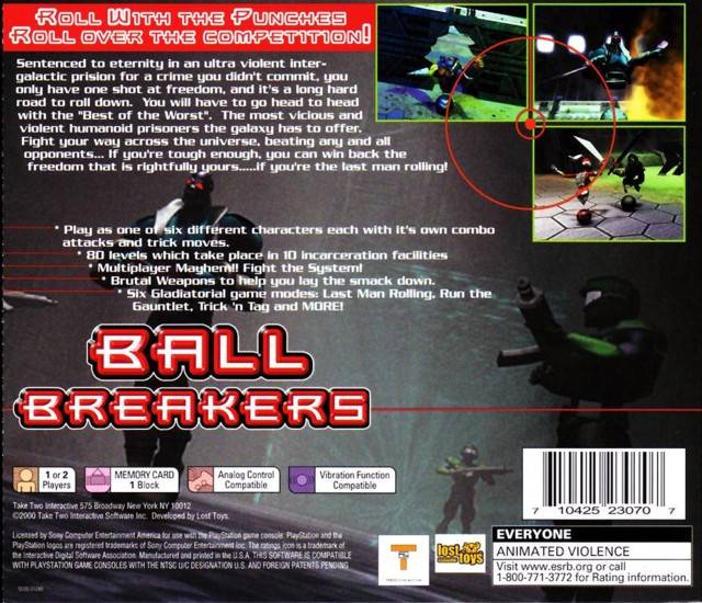 Ball Breakers - (PS1) PlayStation 1 [Pre-Owned] Video Games Take-Two Interactive   