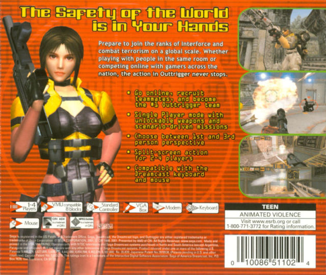 OutTrigger: International Counter Terrorism Special Force - (DC) SEGA Dreamcast [Pre-Owned] Video Games Sega   