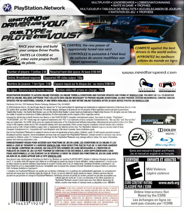 Need for Speed: Shift - (PS3) PlayStation 3 [Pre-Owned] Video Games EA Games   