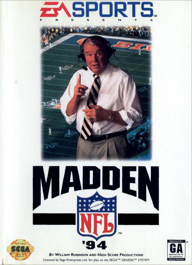 Madden NFL '94 - (SG) SEGA Genesis [Pre-Owned] | J&L Game