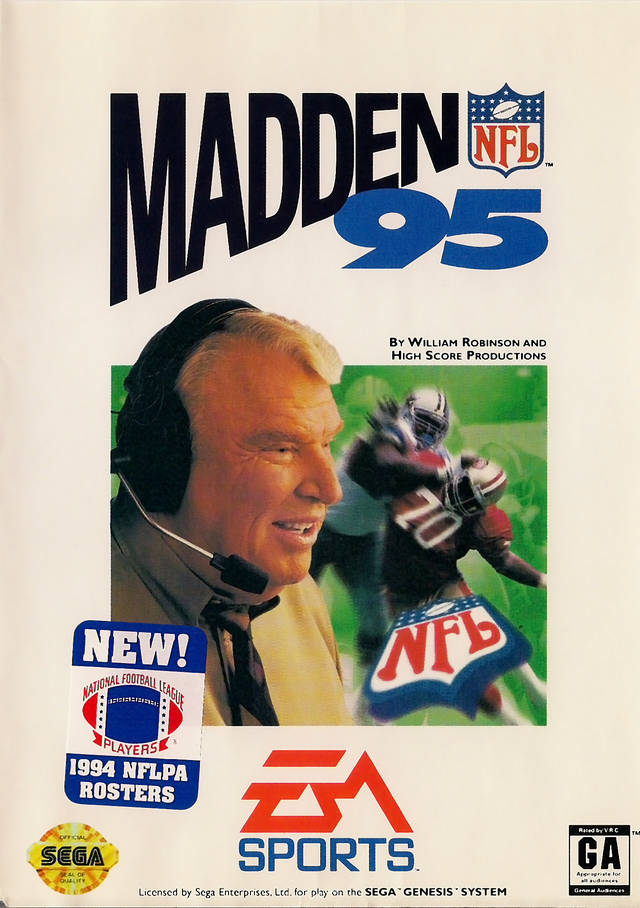Madden NFL 95 - (SG) SEGA Genesis [Pre-Owned] Video Games EA Sports   