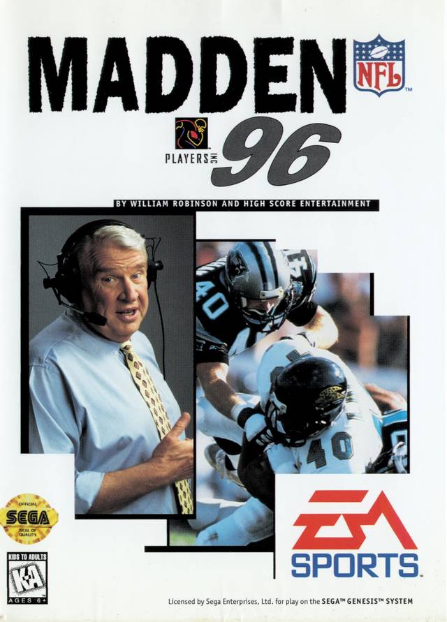 Madden NFL 96 - (SG) SEGA Genesis [Pre-Owned] Video Games EA Sports   