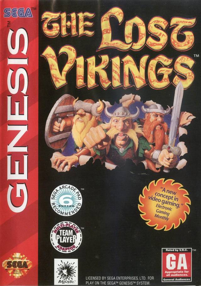 The Lost Vikings - SEGA Genesis [Pre-Owned] Video Games Ballistic   