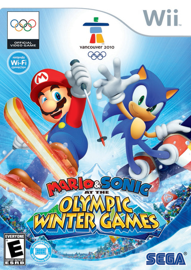 Mario & Sonic at the Olympic Winter Games - Nintendo Wii [Pre-Owned] Video Games Sega   