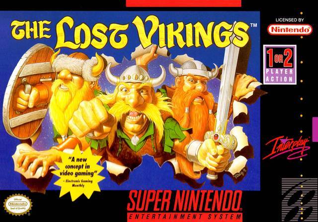 The Lost Vikings - (SNES) Super Nintendo [Pre-Owned] Video Games Interplay   