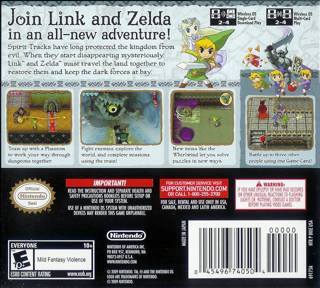 The Legend of Zelda: Spirit Tracks - Nintendo DS | J&L Game