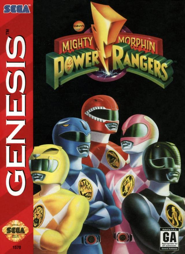 Mighty Morphin Power Rangers - (SG) SEGA Genesis [Pre-Owned] Video Games Sega   