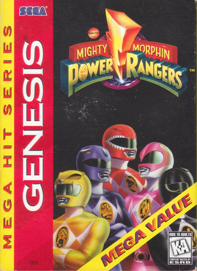Mighty Morphin Power Rangers (Mega Hit Series) - SEGA Genesis [Pre-Owned] Video Games Sega   
