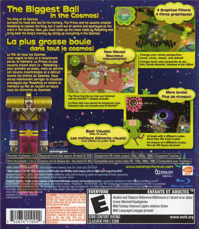 Katamari Forever - (PS3) PlayStation 3 [Pre-Owned] Video Games Bandai Namco Games   