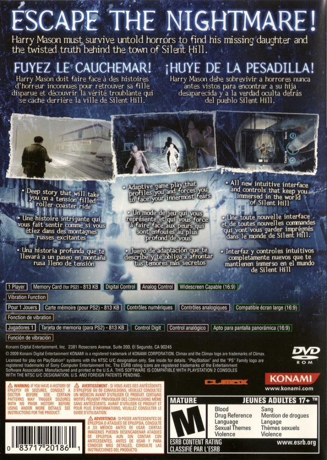 Silent Hill: Shattered Memories - (PS2) PlayStation 2 [Pre
