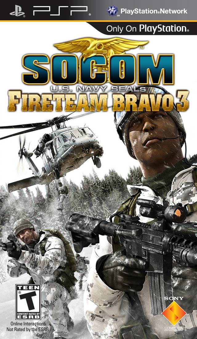 SOCOM: U.S. Navy SEALs Fireteam Bravo 3 - Sony PSP Video Games SCEA   