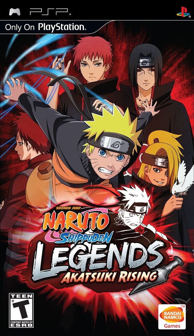 Naruto Shippuden: Legends: Akatsuki Rising - Sony PSP [Pre-Owned] Video Games Namco Bandai Games   