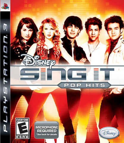 Disney Sing It: Pop Hits - (PS3) PlayStation 3 [Pre-Owned] Video Games Disney Interactive Studios   